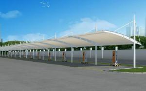 峨山膜结构停车棚